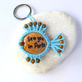 Blue Fish Keychain