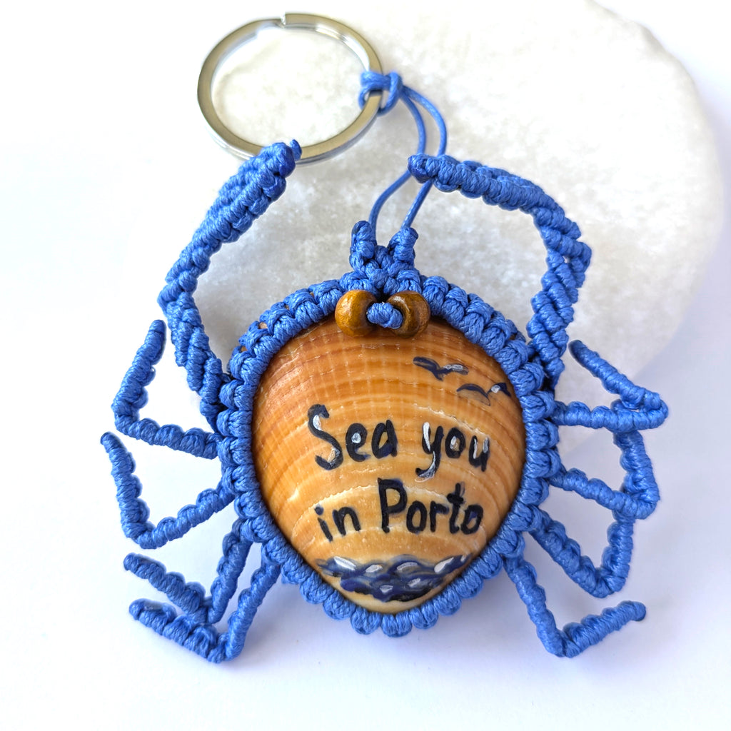 Blue Crab Keychain