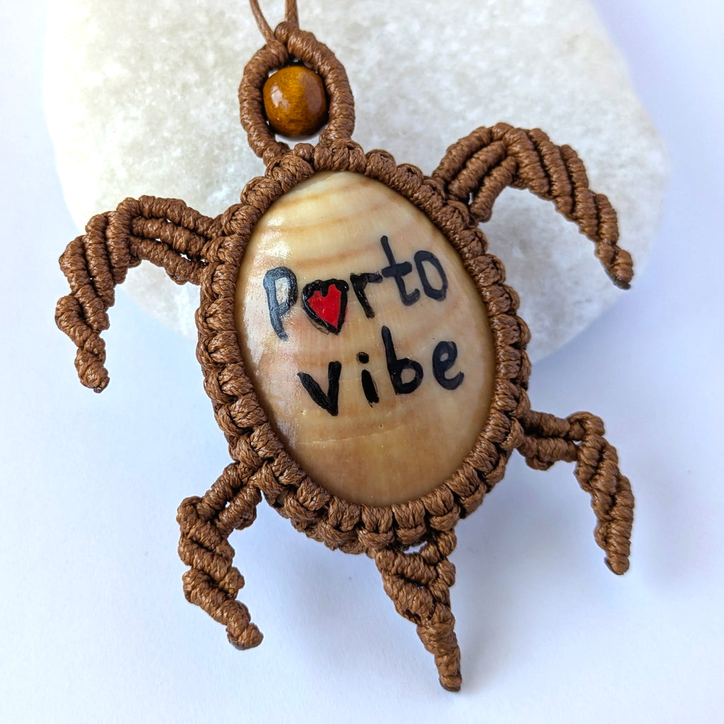 Brown Turtle Keychain