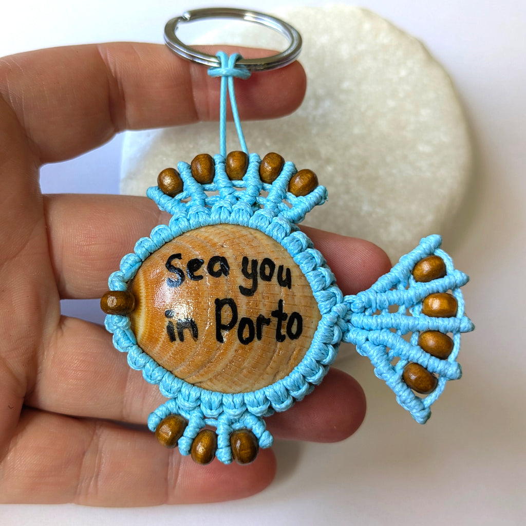 Blue Fish Keychain