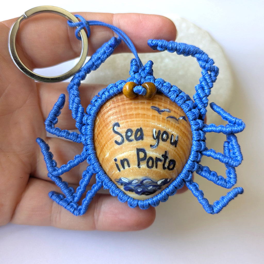Blue Crab Keychain