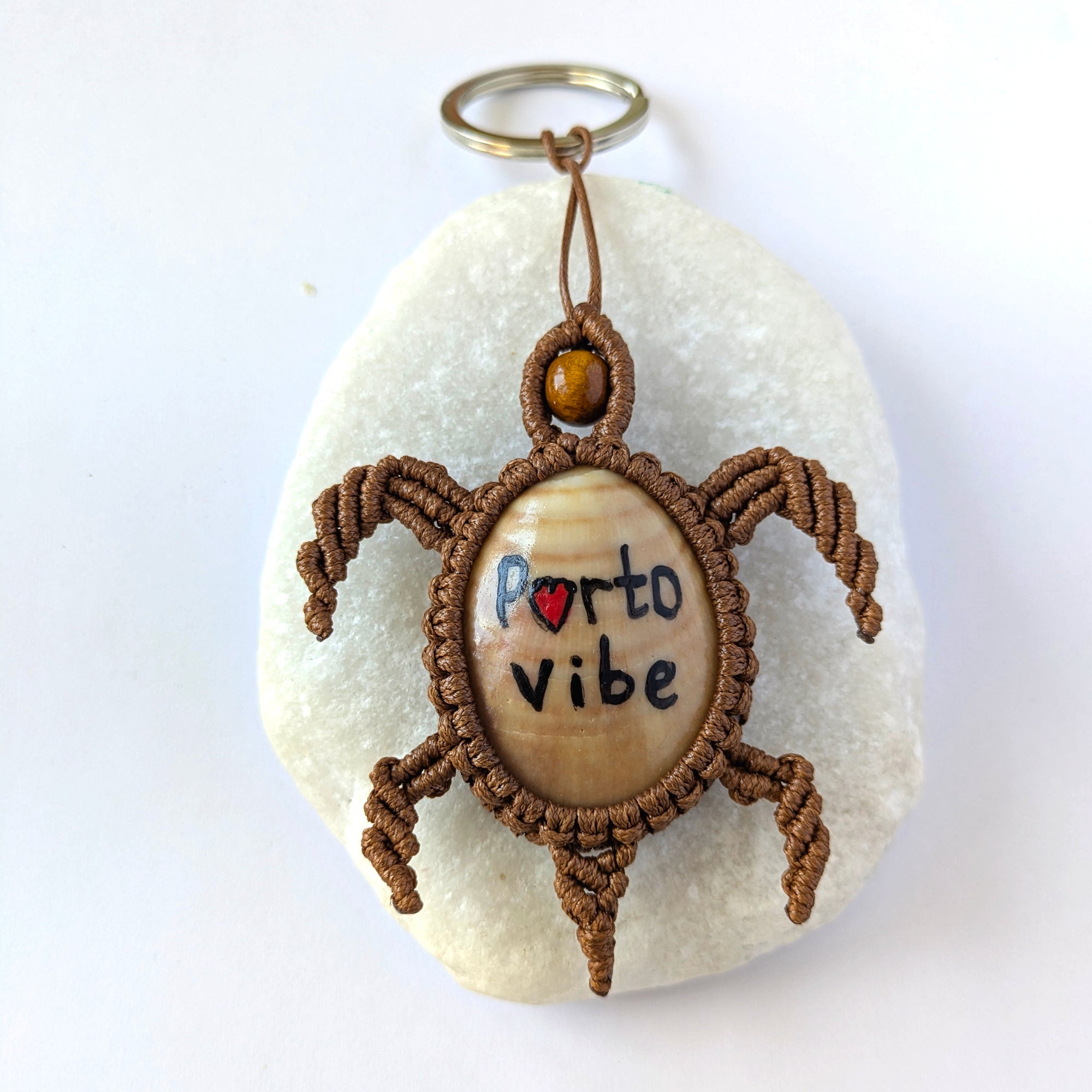 Brown Turtle Keychain