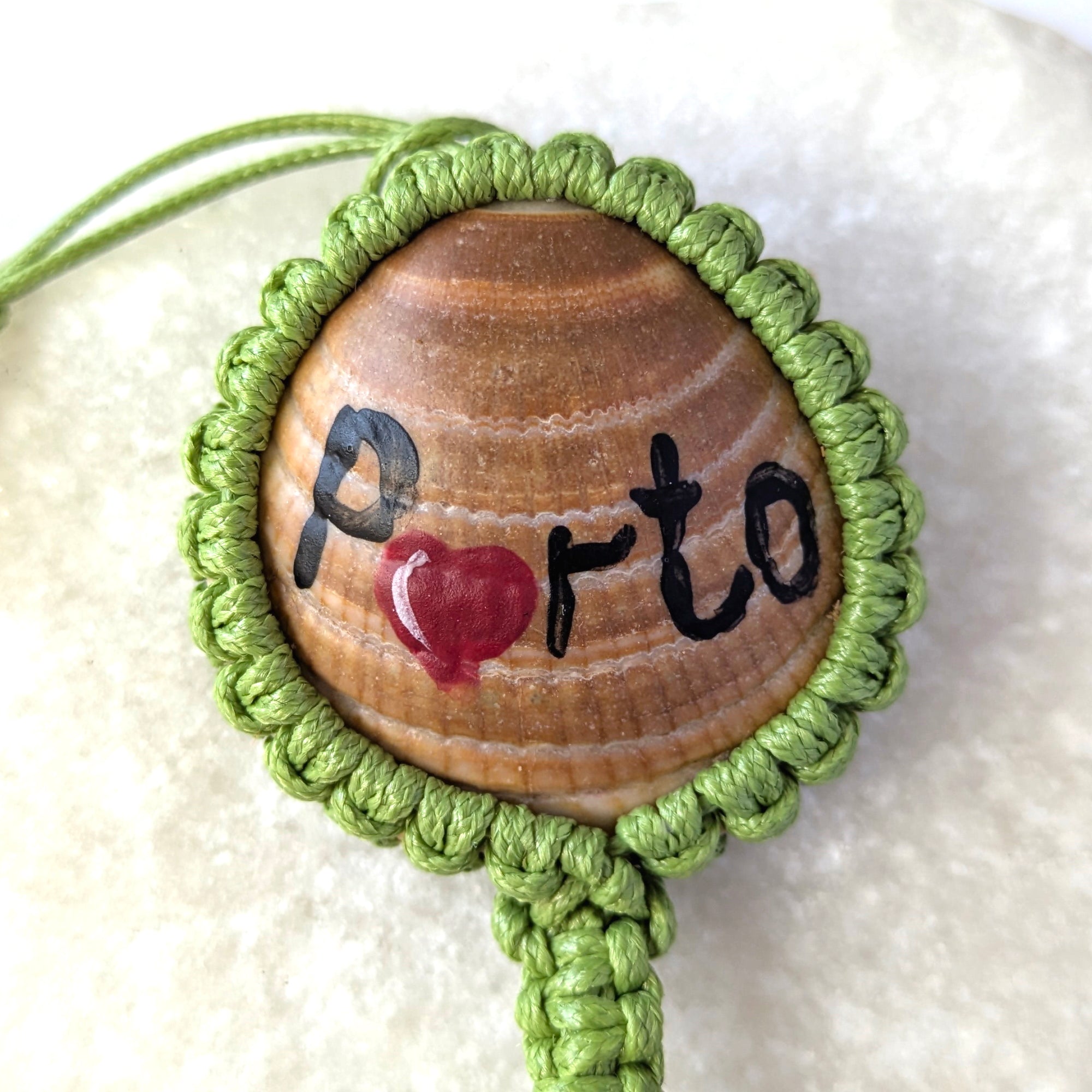 Green Jellyfish Keychain
