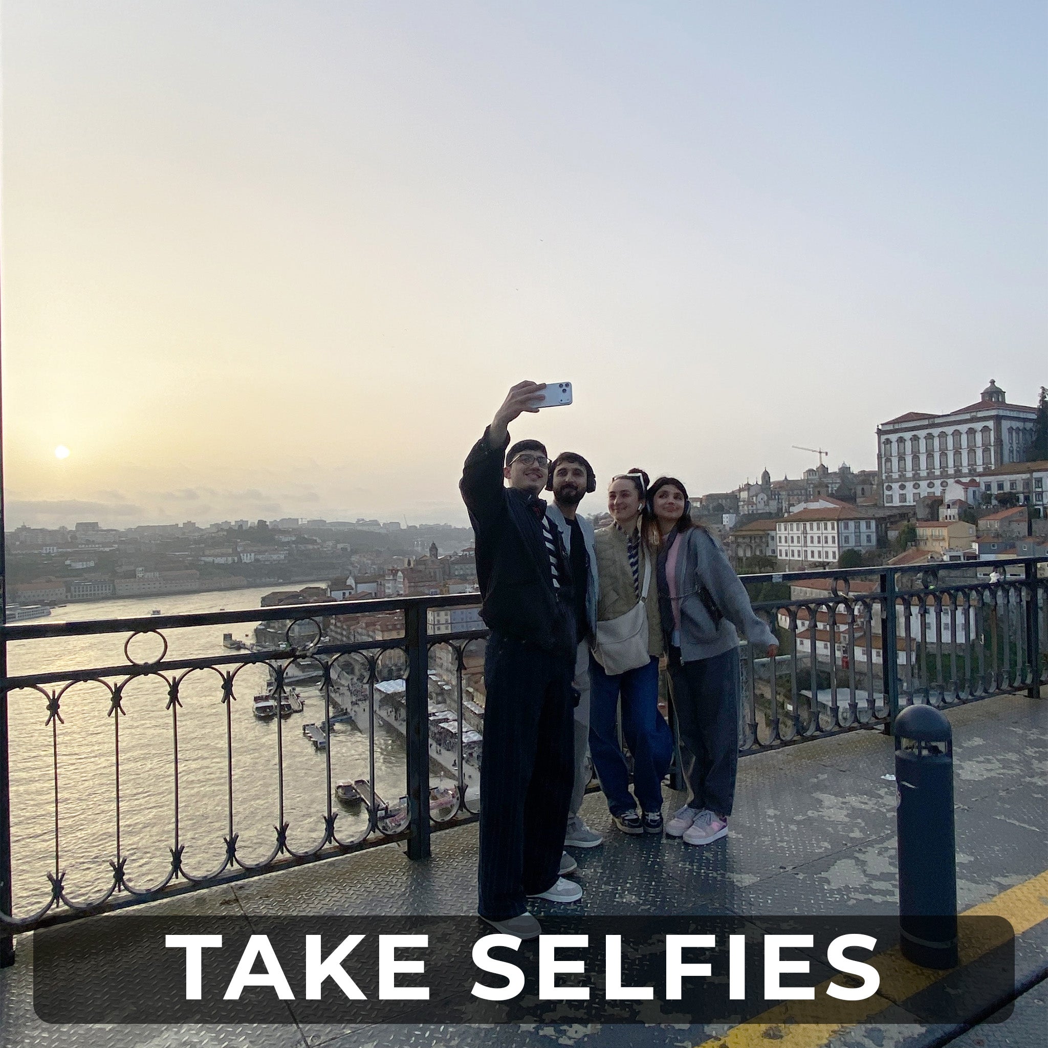 Porto Highlights: Walking Audio Guide Quest for up to 4 people