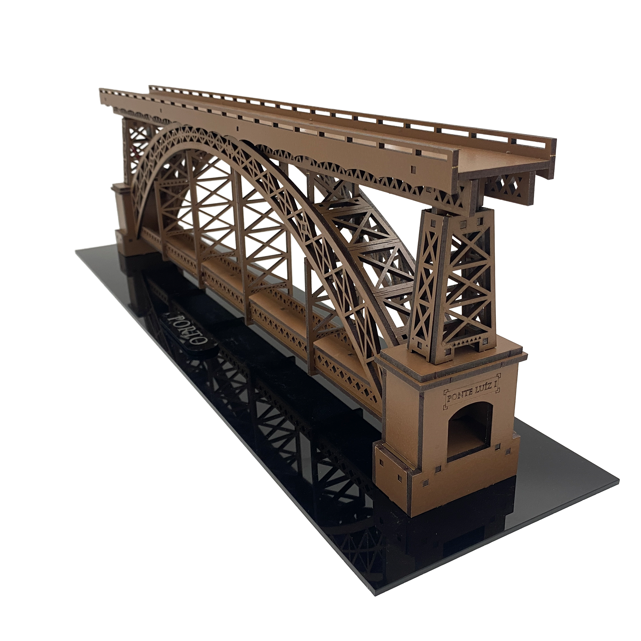 Luís I Bridge Decorative Wooden Lamp