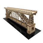 Porto Souvenir: Luís I Bridge DIY Model Kit – 3D Wooden Puzzle with Lights